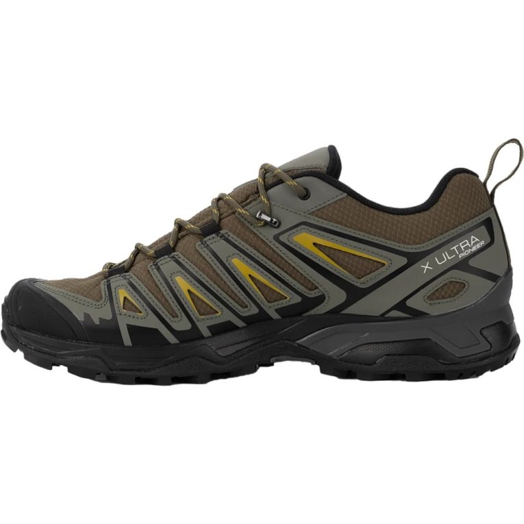 Olive Salomon X Ultra Pioneer CSWP Men's Hiking Shoes | PH 86024Y